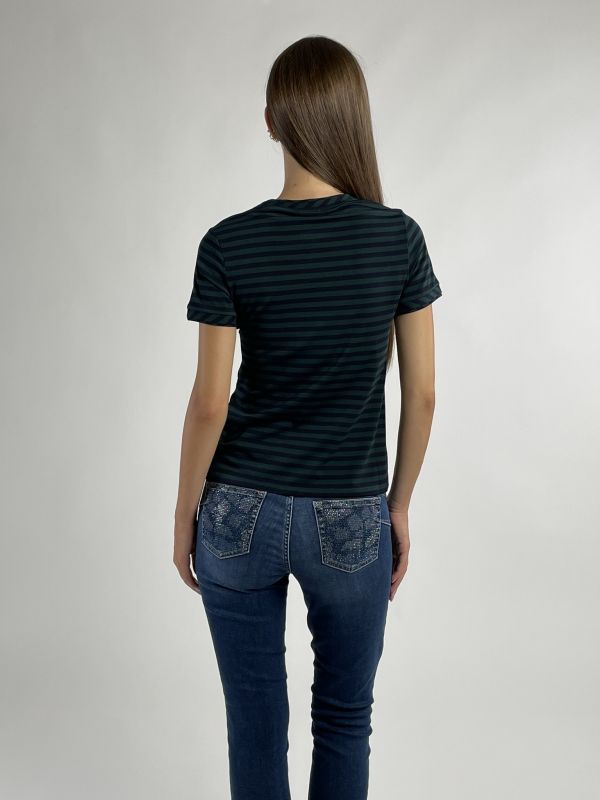 Maglia manica corta Liu Jo - verde blu