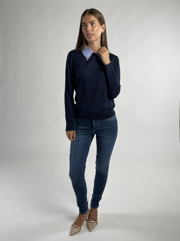 Maglia manica lunga Liu Jo - blu
