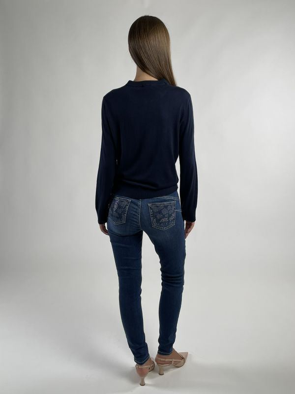 Maglia manica lunga Liu Jo - blu