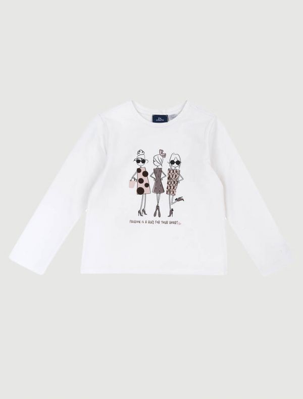 T-shirt manica lunga Chicco - bianco