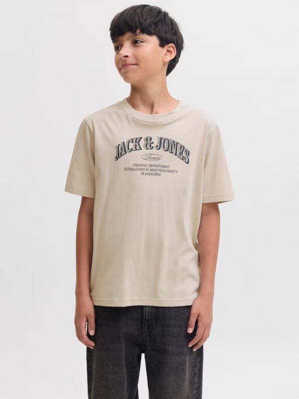 T-shirt manica corta Jack & Jones - beige