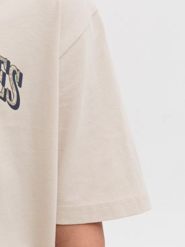 T-shirt manica corta Jack & Jones - beige