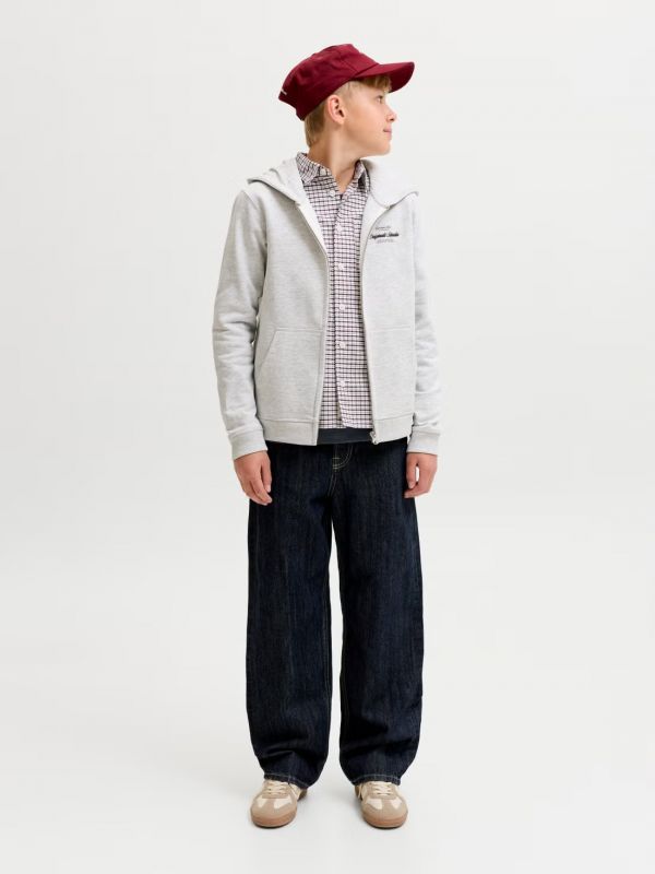 Maglia in felpa aperta Jack & Jones - grigio chiaro