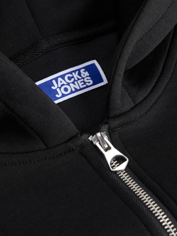 Maglia in felpa aperta Jack & Jones - black