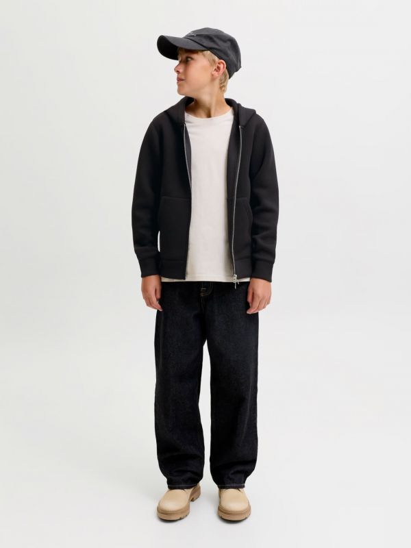 Maglia in felpa aperta Jack & Jones - black