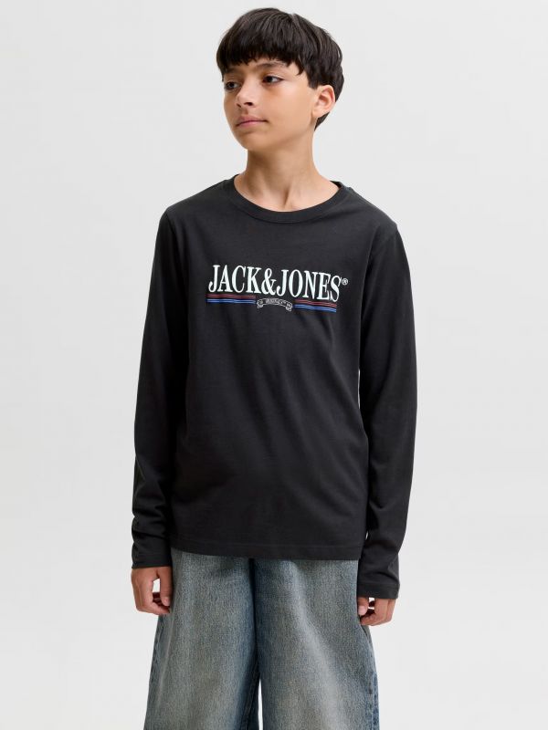 T-shirt manica lunga Jack & Jones - black