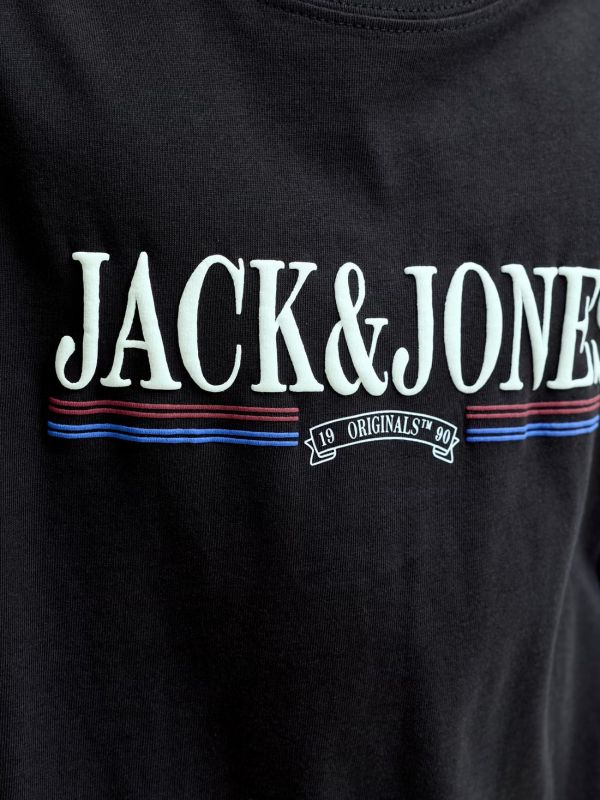 T-shirt manica lunga Jack & Jones - black