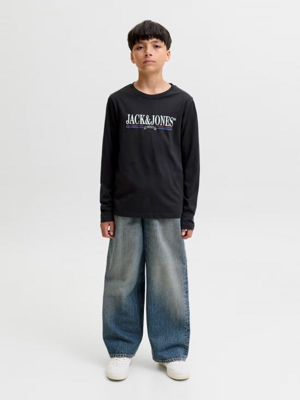 T-shirt manica lunga Jack & Jones - black