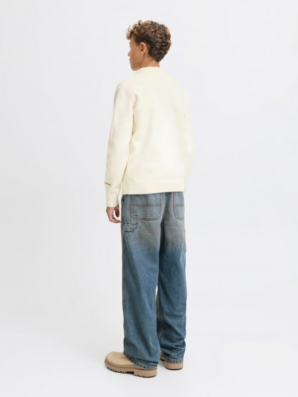Pullover manica lunga Jack & Jones - panna