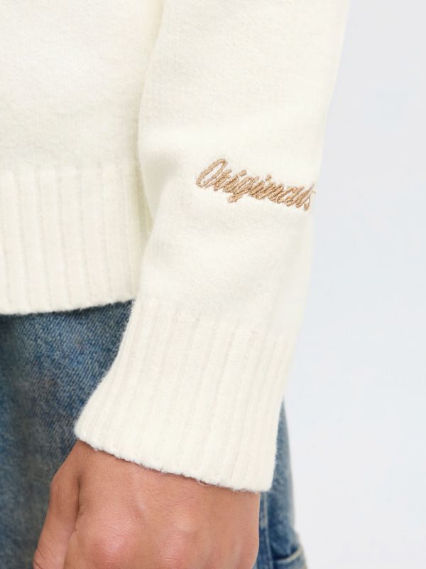 Pullover manica lunga Jack & Jones - panna