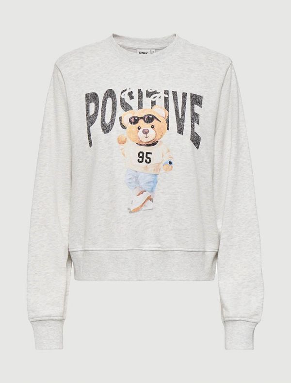 Maglia in felpa Only - grigio