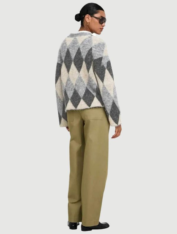 Pullover manica lunga Only - grigio