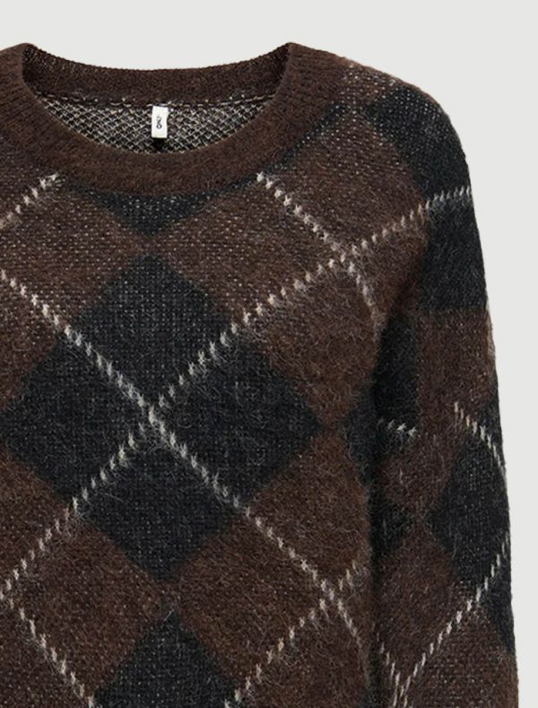 Pullover manica lunga Only - marrone