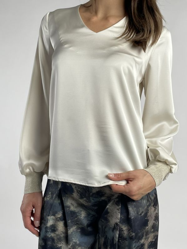 Camicia manica lunga giovane Artigli - avorio