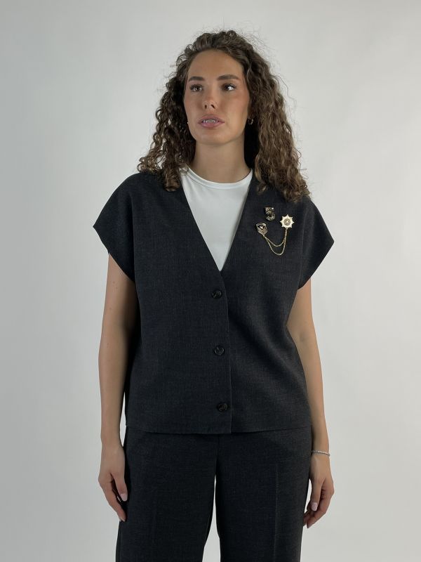 Gilet Artigli - nero