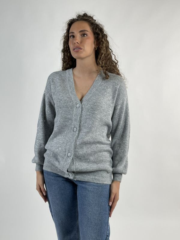 Cardigan Artigli - grigio chiaro