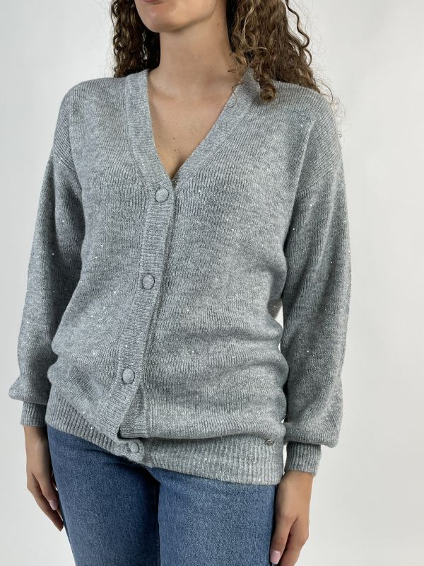 Cardigan Artigli - grigio chiaro