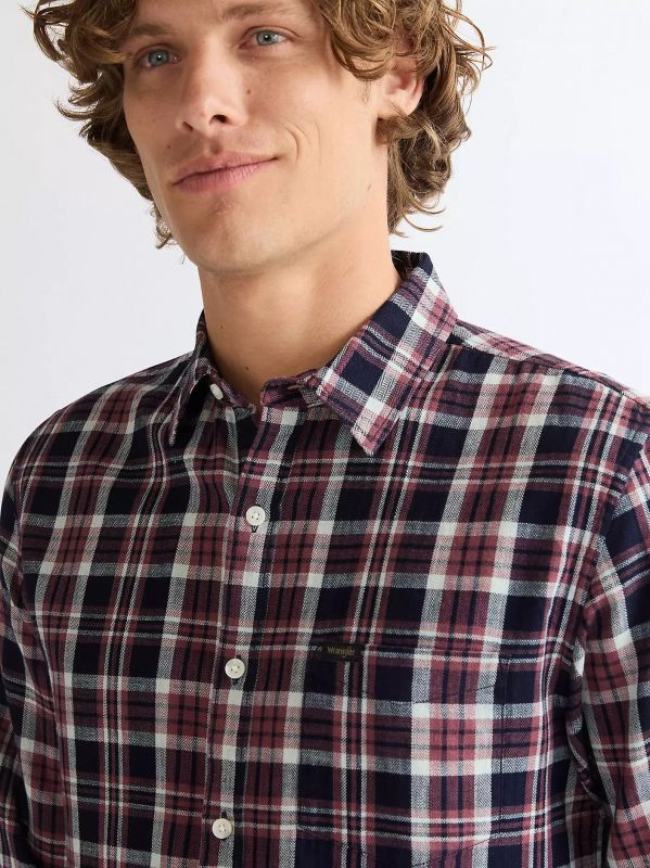 Camicia manica lunga Wrangler - rose