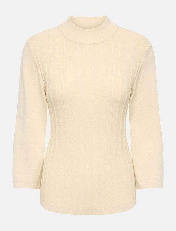 Maglia manica lunga Jdy - panna