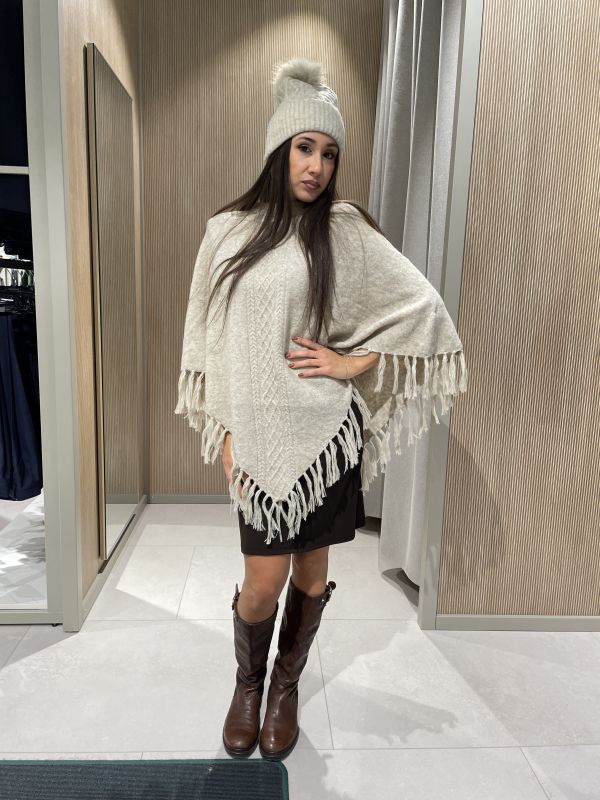 Poncho Pieces - panna