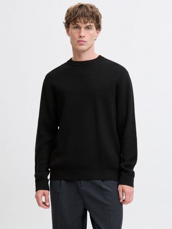 Maglia manica lunga casual Jack & Jones - black