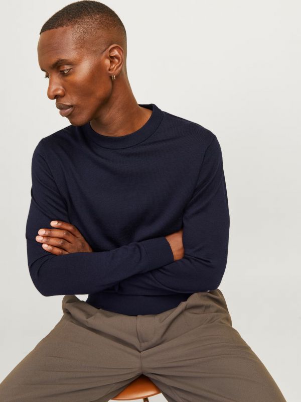 Maglia manica lunga casual Jack & Jones - night sky