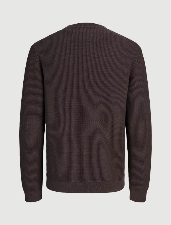 Maglia manica lunga casual Jack & Jones - cioccolato