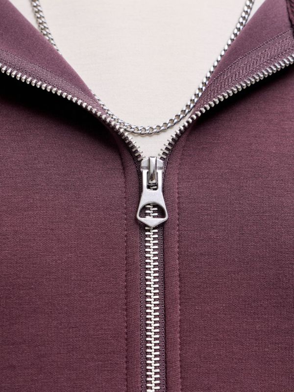 Maglia in felpa zip cappuccio Jack & Jones - rosso