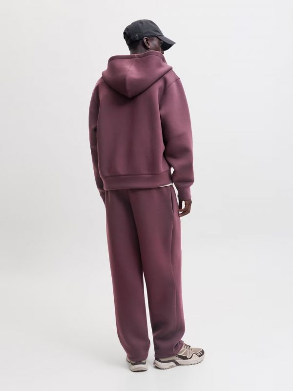 Maglia in felpa zip cappuccio Jack & Jones - rosso