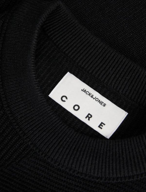Maglia manica lunga casual Jack & Jones - black