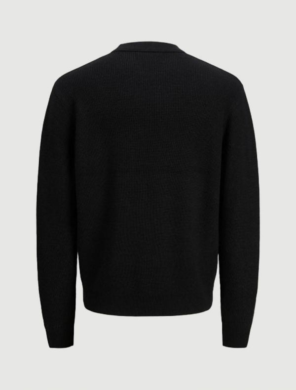 Maglia manica lunga casual Jack & Jones - black