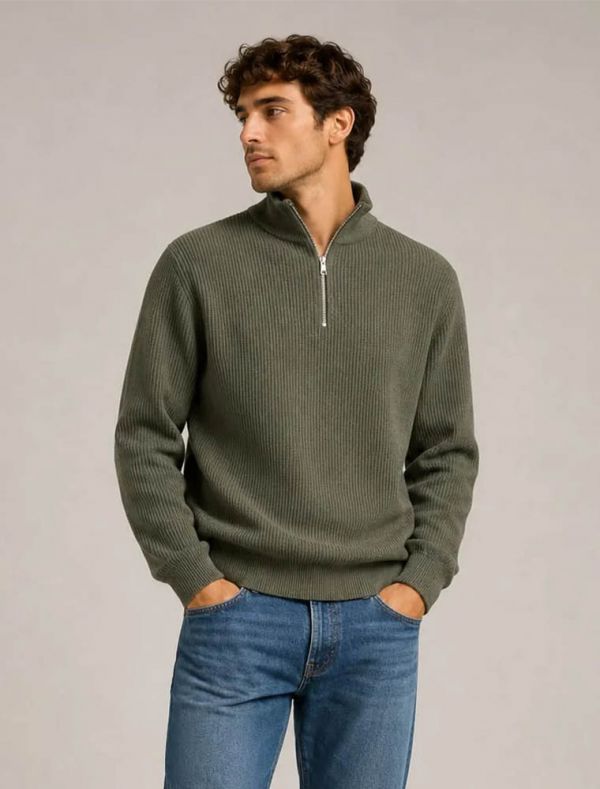 Lupetto zip Jack & Jones - forest night