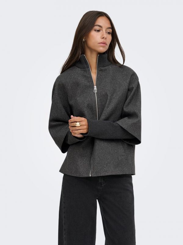 Giaccone Jdy - dark grey melange