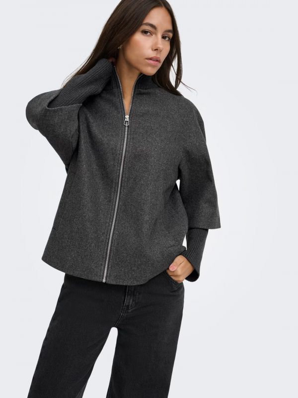 Giaccone Jdy - dark grey melange