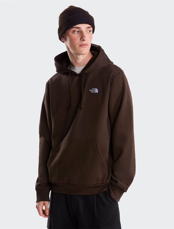 Maglia in felpa cappuccio The North Face - marrone