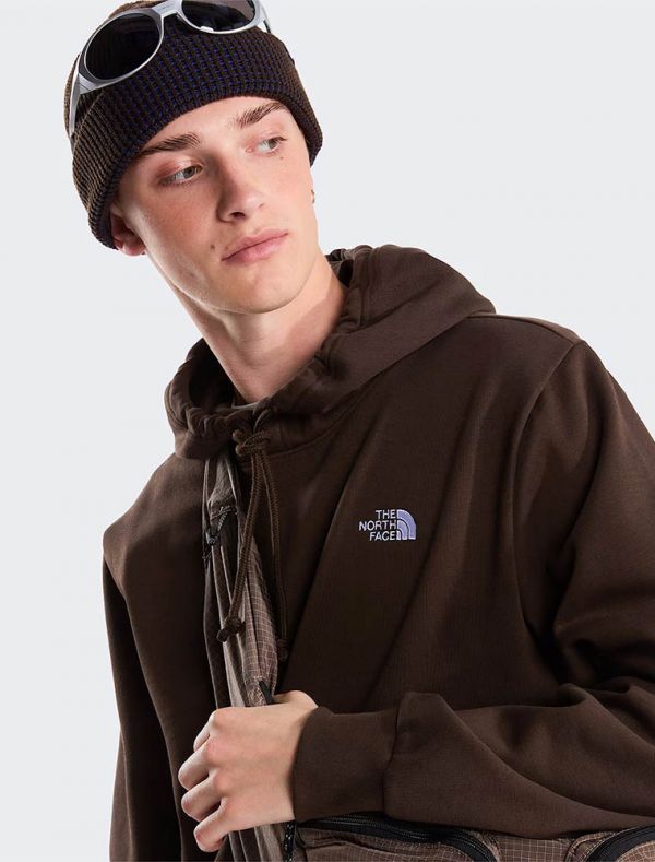 Maglia in felpa cappuccio The North Face - marrone