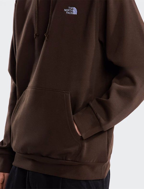 Maglia in felpa cappuccio The North Face - marrone