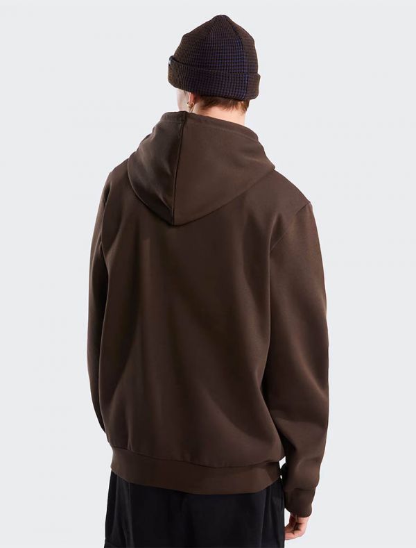 Maglia in felpa cappuccio The North Face - marrone