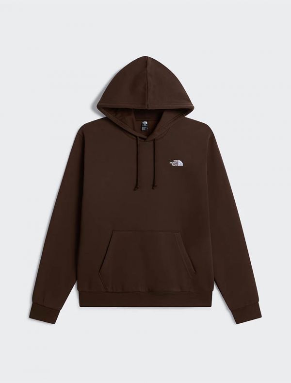 Maglia in felpa cappuccio The North Face - marrone