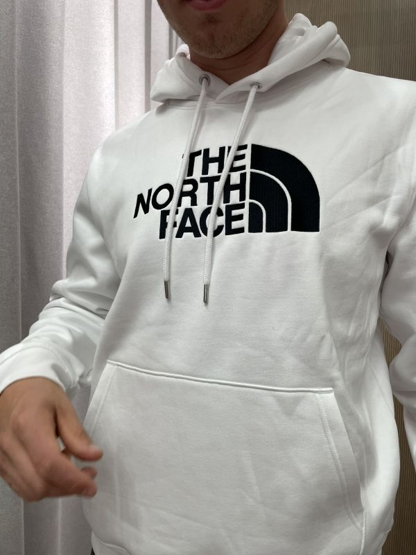 Maglia in felpa cappuccio The North Face - white