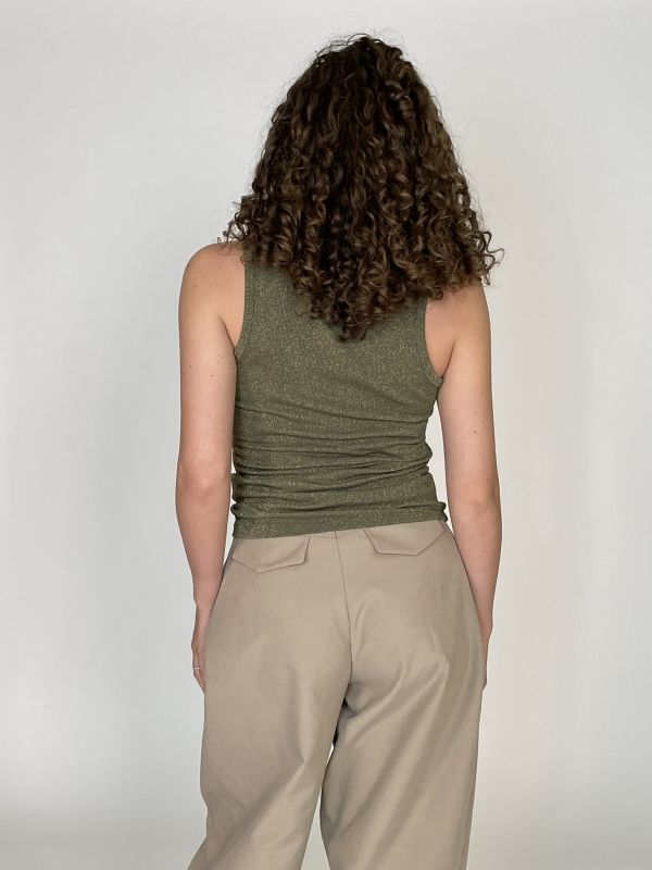 Canotta Susy Mix - verde militare