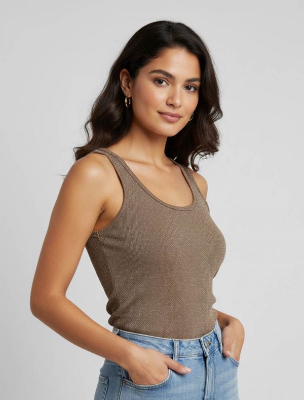 Canotta Susy Mix - cioccolato