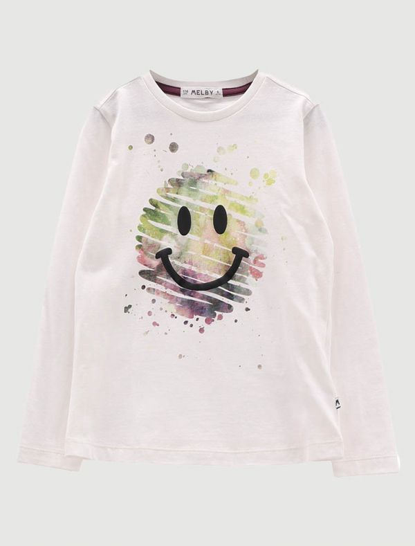 T-shirt manica lunga Melby - milk