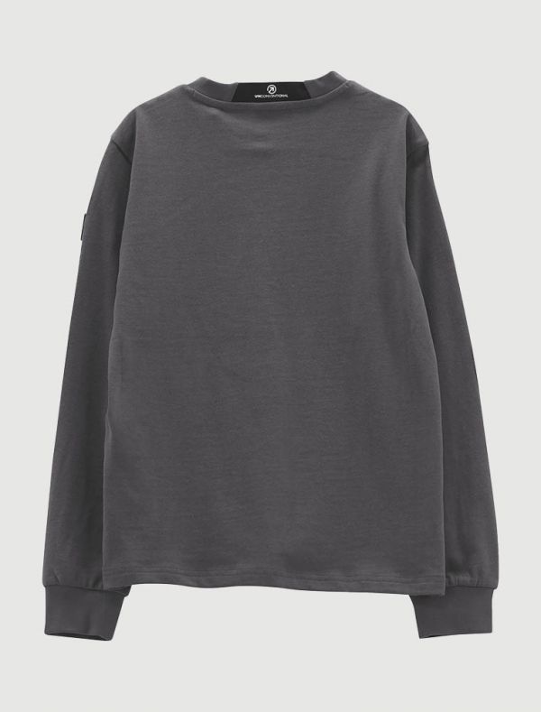 T-shirt manica lunga sportiva Uncoventional - black blue