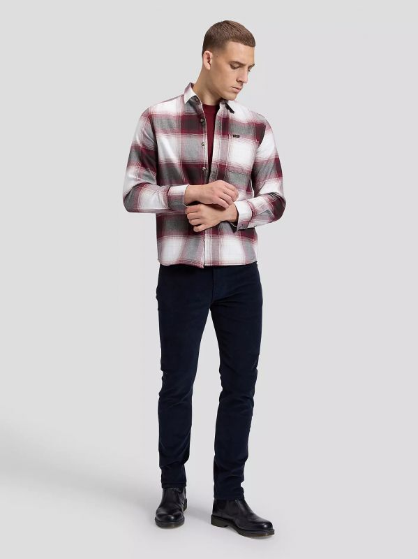 Camicia manica lunga flanella Lee - red