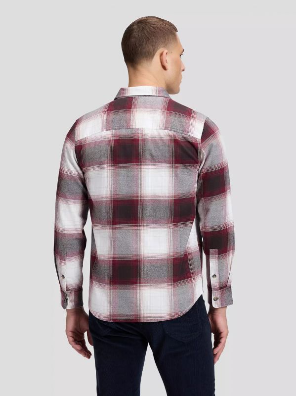 Camicia manica lunga flanella Lee - red