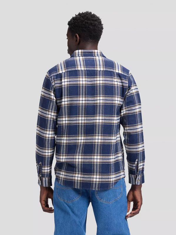 Camicia manica lunga flanella Lee - blue