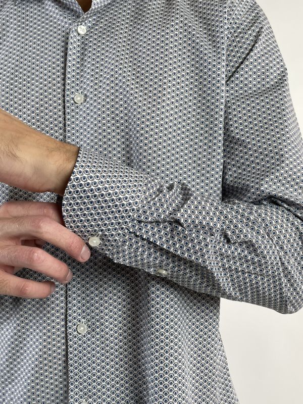 Camicia manica lunga Xacus - azzurro