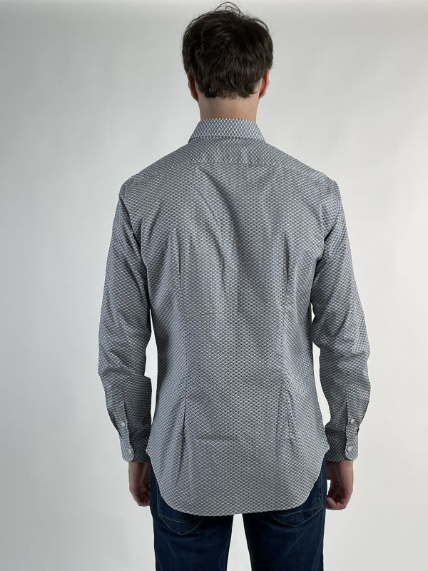 Camicia manica lunga Xacus - azzurro
