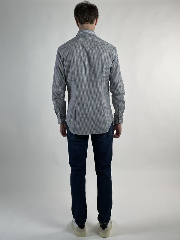 Camicia manica lunga Xacus - azzurro